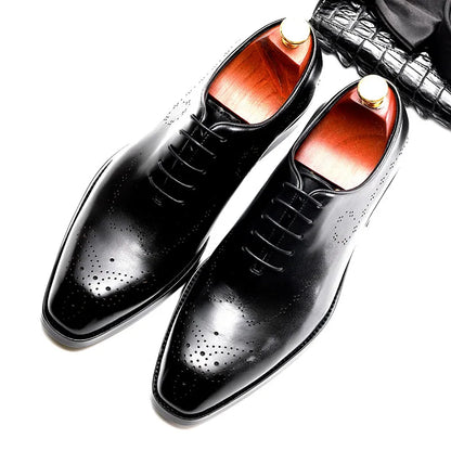 Zapatos Premium de Cuero Genuino Leonardo