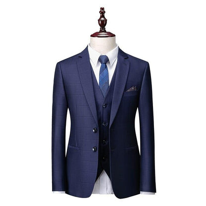 Traje de Tres Piezas Shelby Cuadros