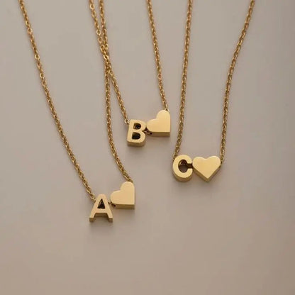 Collar de Inicial con Corazón