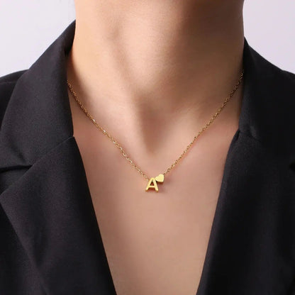 Collar de Inicial con Corazón