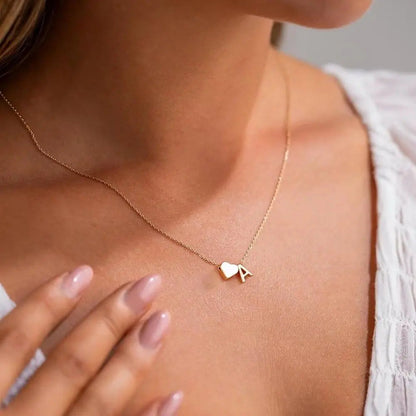 Collar de Inicial con Corazón