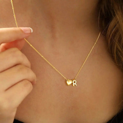 Collar de Inicial con Corazón