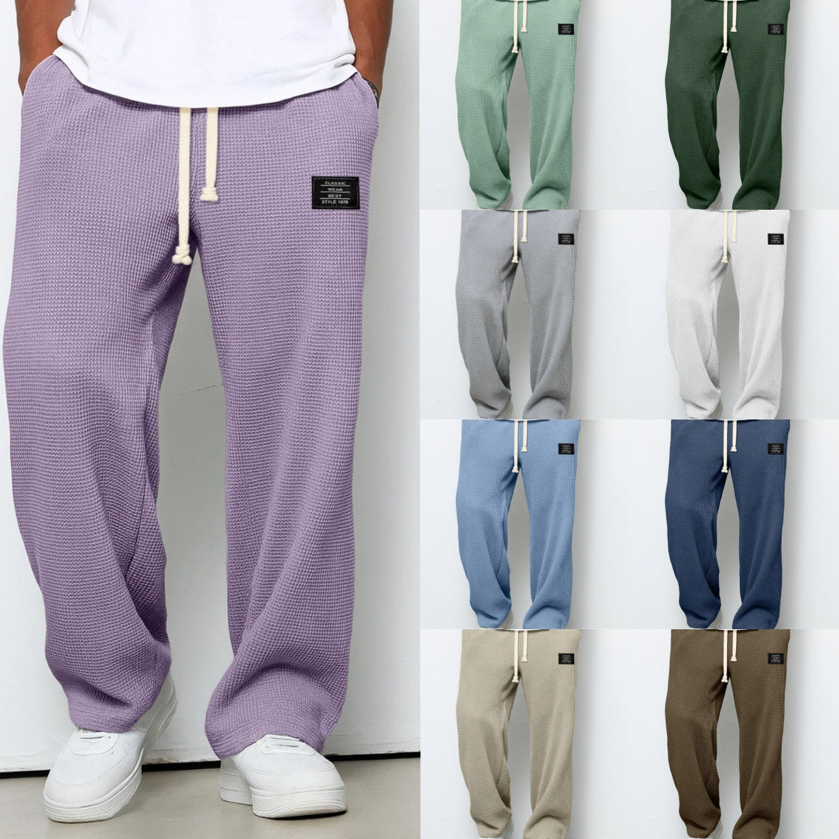 | PANTALONS POUR HOMMES À COUPE CONFORTABLE