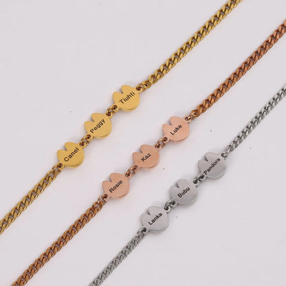 Pulsera de Herradura Grabada con Nombre Personalizada (unisex)