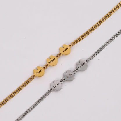 Pulsera de Herradura Grabada con Nombre Personalizada (unisex)