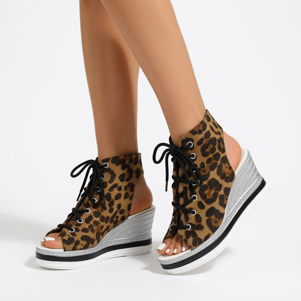 Lacéoline™ — Zapatilla Cuna Punta Abierta Cordones Urbana