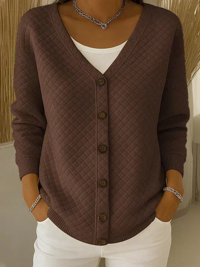 Leonor | Chaqueta de algodón con botones