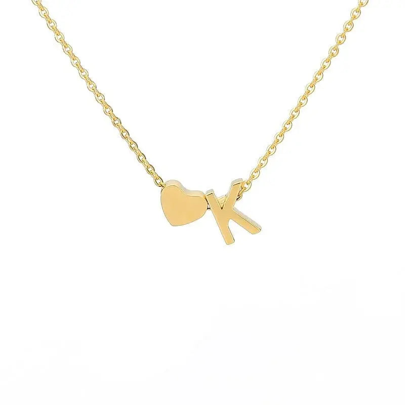 Collar de Inicial con Corazón