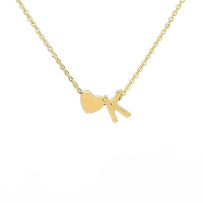 Collar de Inicial con Corazón