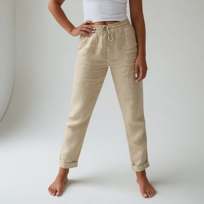 Pantalón de algodón 100% cómodo y ligero