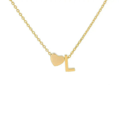 Collar de Inicial con Corazón