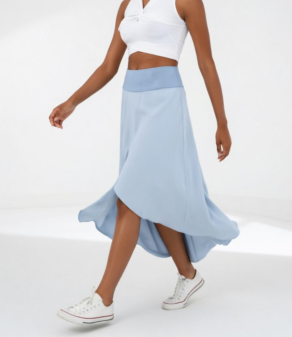 Lyséna™ | Falda Asimétrica Fluida y Elegante