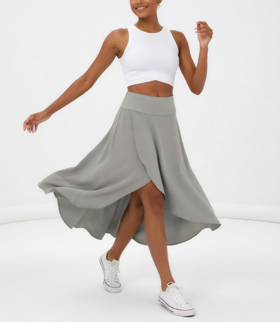 Lyséna™ | Falda Asimétrica Fluida y Elegante