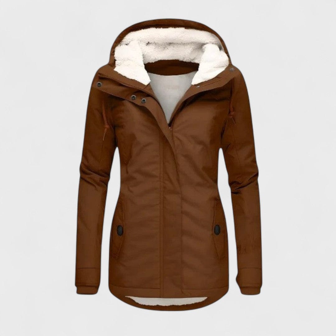 Amélie - Chaqueta impermeable de invierno con capucha