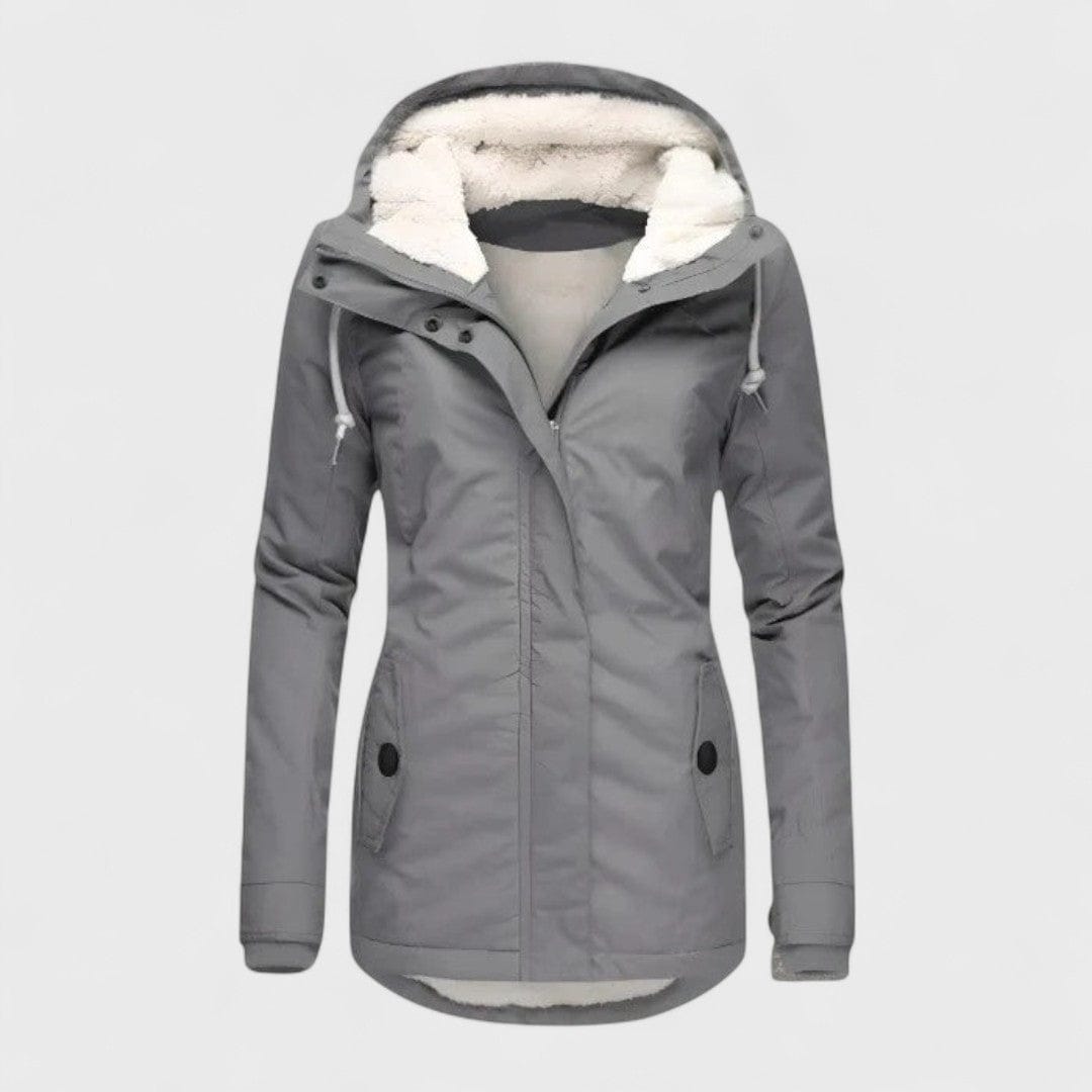 Amélie - Chaqueta impermeable de invierno con capucha
