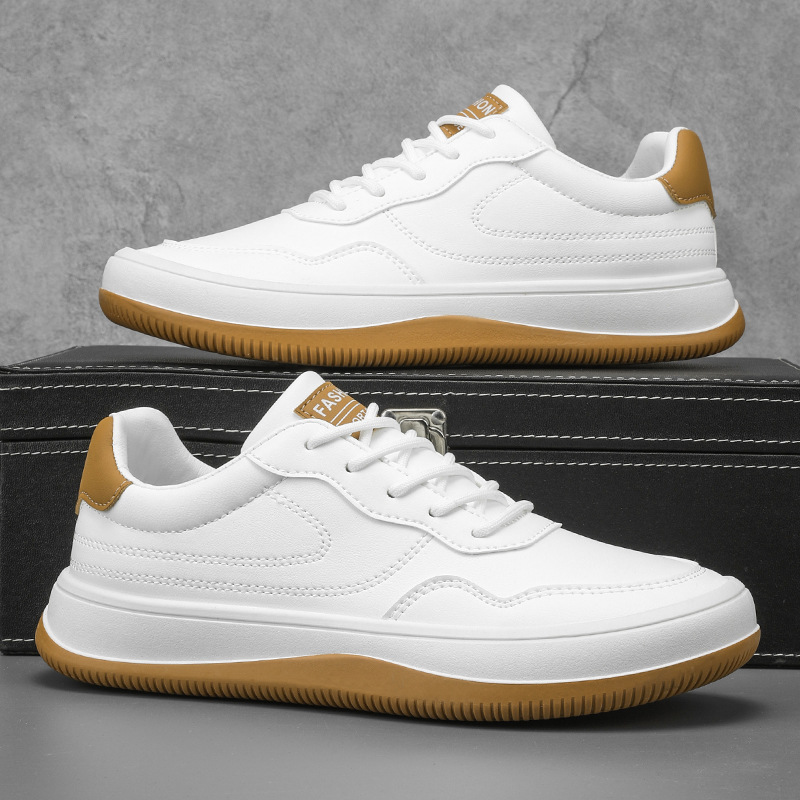 | BASKETS EN CUIR VÉRITABLE