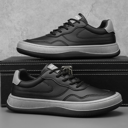 | BASKETS EN CUIR VÉRITABLE