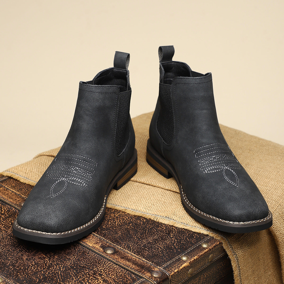 | BOTTES CLASSIQUES EN CUIR POUR HOMME
