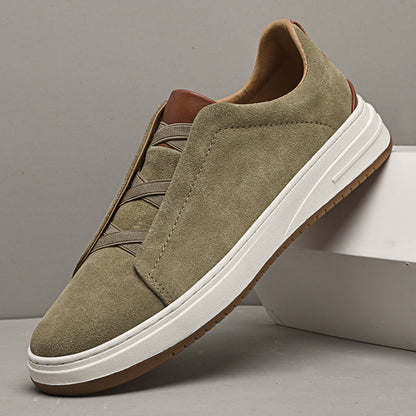 | CHAUSSURES SLIP-ON EN DAIM POUR HOMME