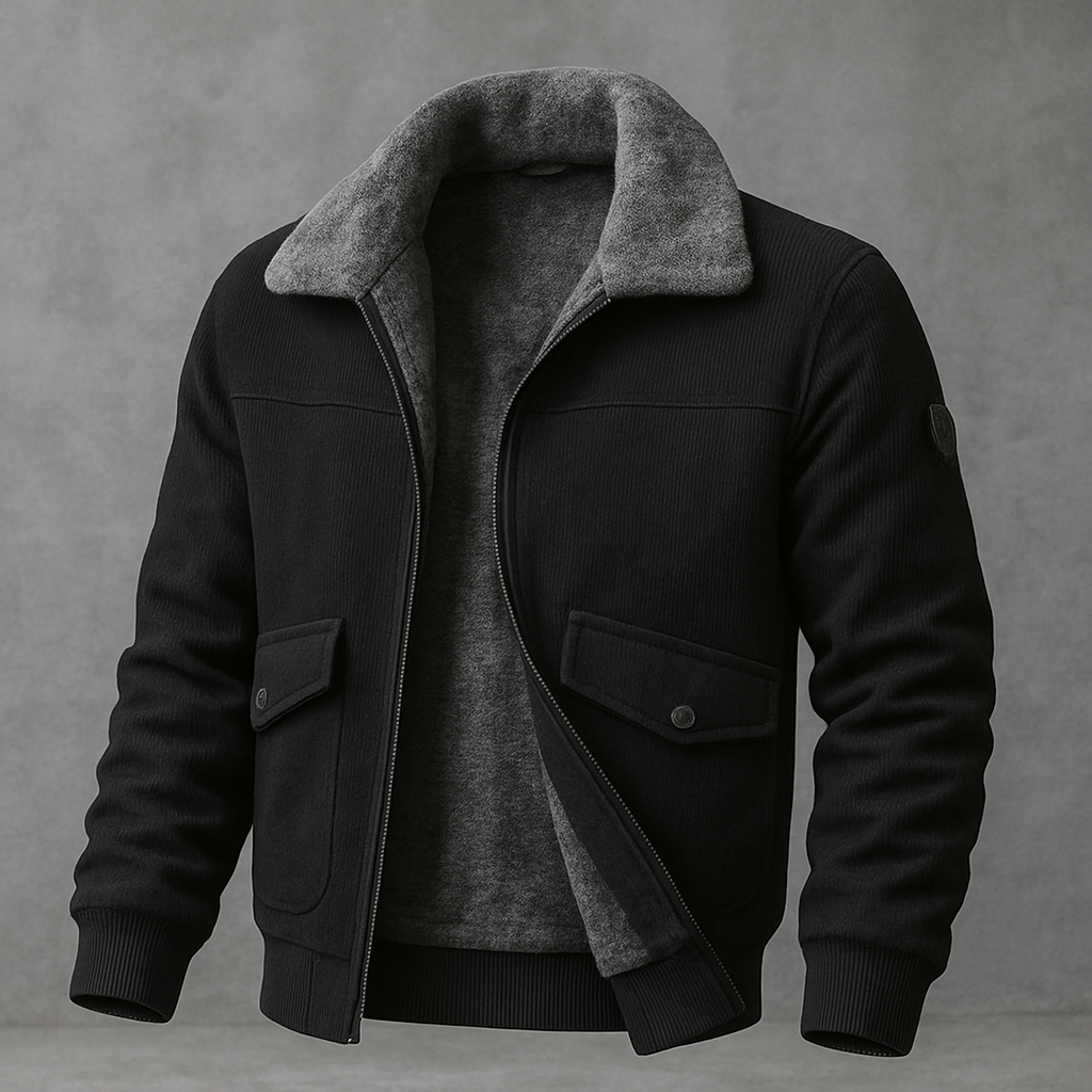 | VESTE POUR HOMME AVEC FAUSSE FOURRURE