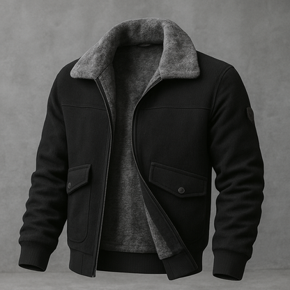 | VESTE POUR HOMME AVEC FAUSSE FOURRURE