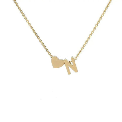 Collar de Inicial con Corazón