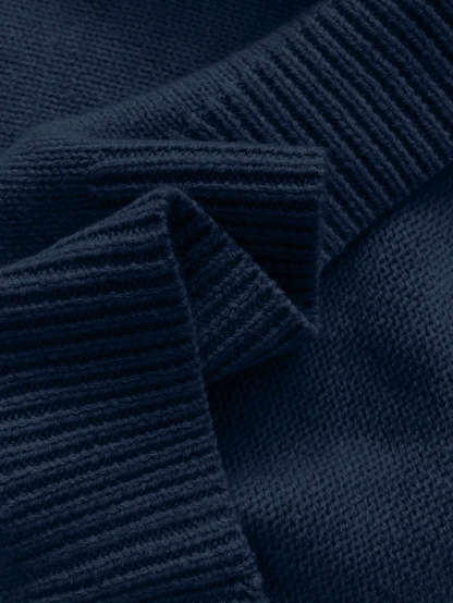 Céline™ | Jersey Chic de Punto con Cuello de Encaje Elegante