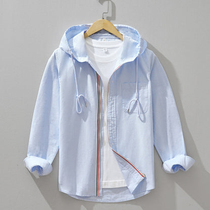 Kunibert - Sudadera Hombre Cremallera Capucha Casual Ligera de Verano