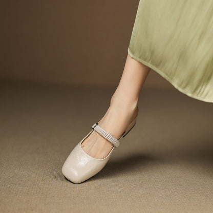 Laiza | Mules Mary Jane de Punta Redonda