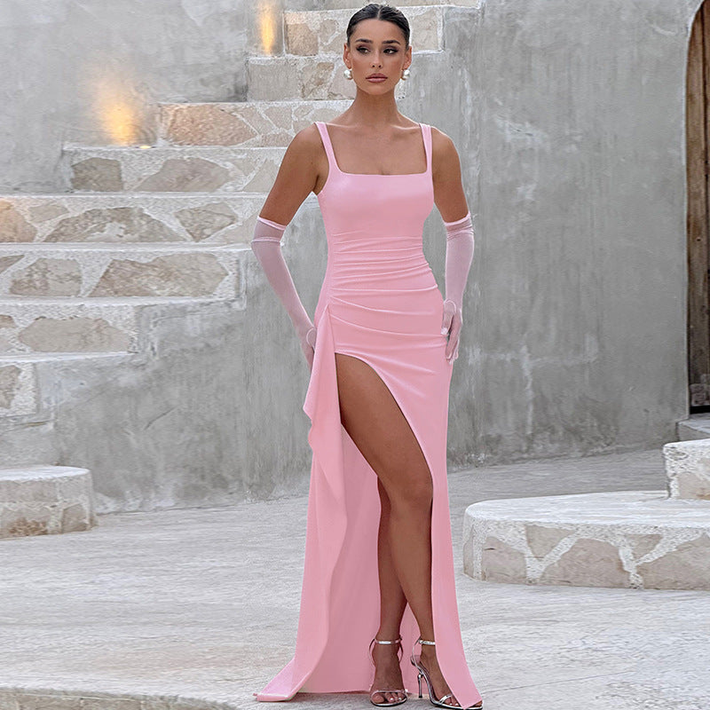 Marianne™ | Vestido Maxi Fluido Elegancia Formal