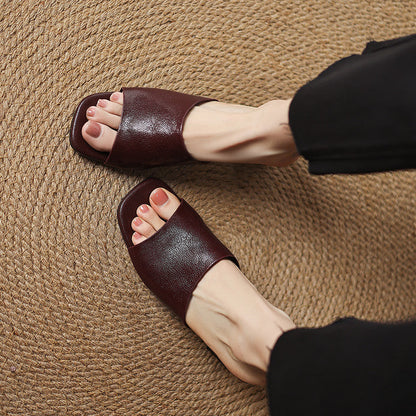 Julia | Mules Abiertas con Talón