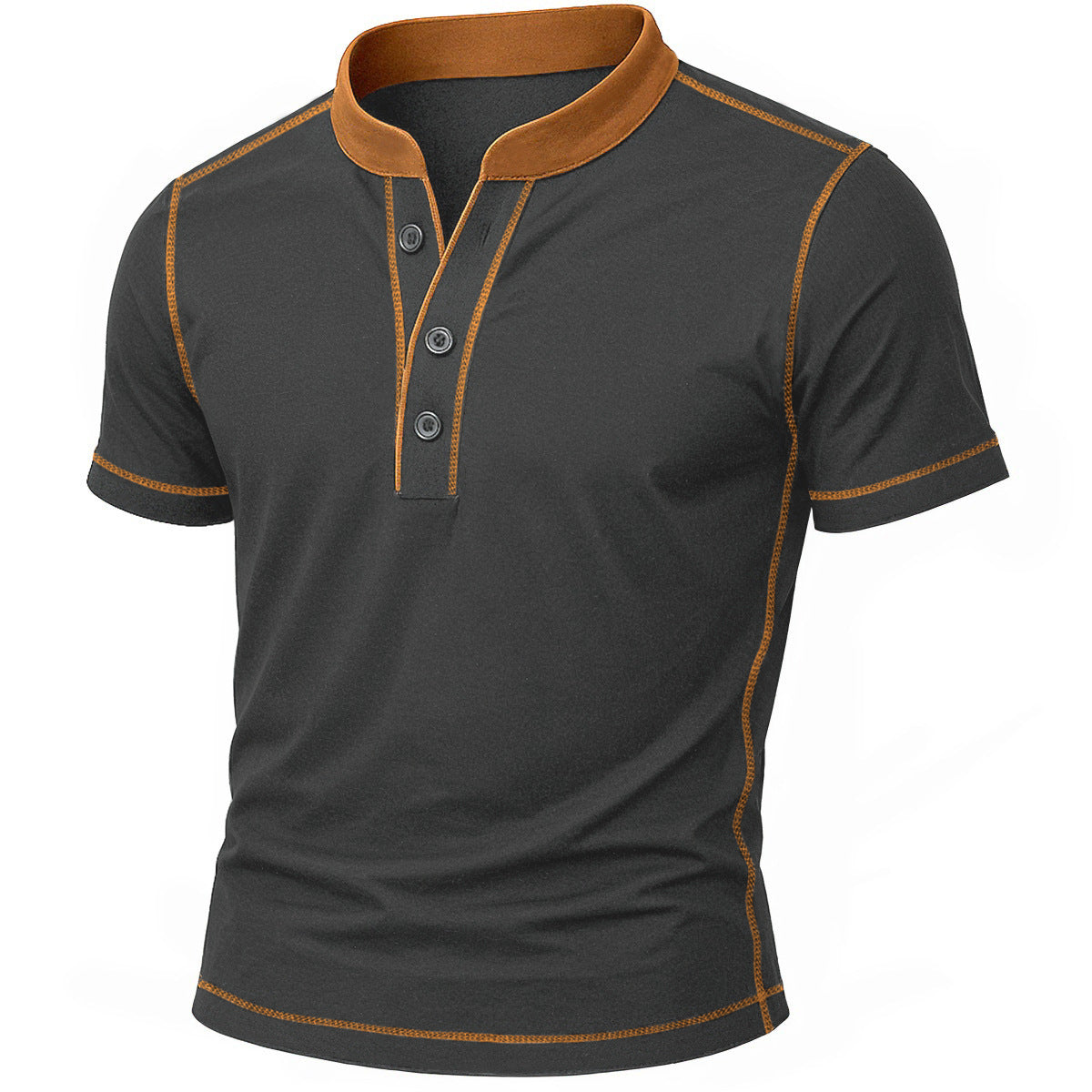 | CHEMISE HENLEY AVEC BORD EMBER