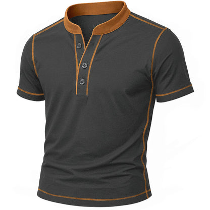 | CHEMISE HENLEY AVEC BORD EMBER