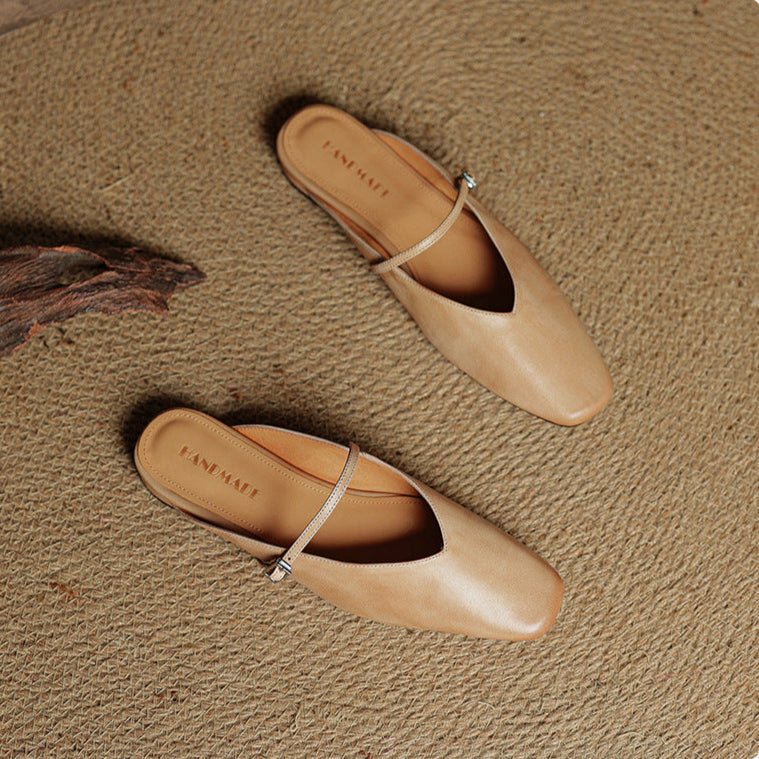 Carol | Mules Mary Jane de Punta Cuadrada