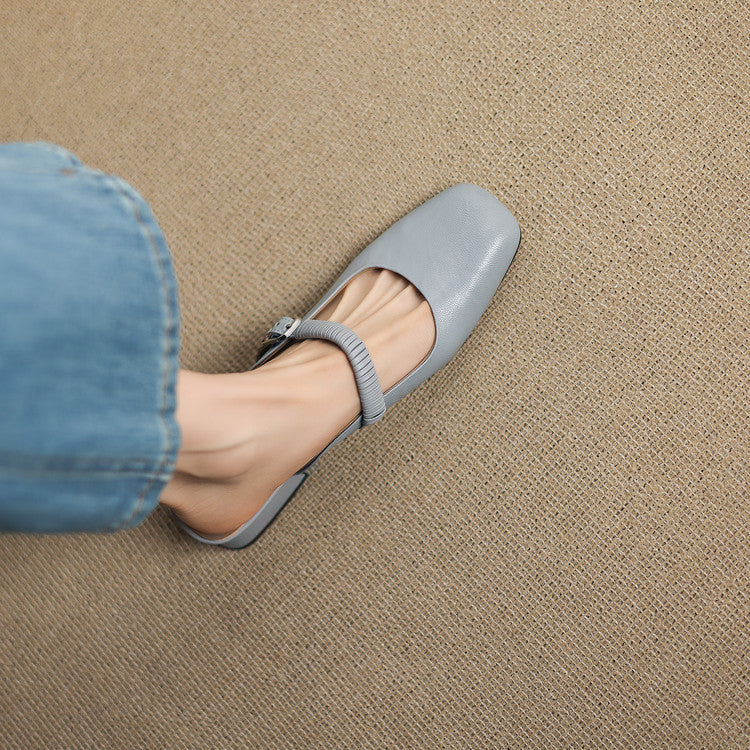 Laiza | Mules Mary Jane de Punta Redonda