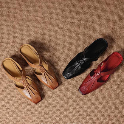 Anja | Mules con Lazo y Punta Cerrada