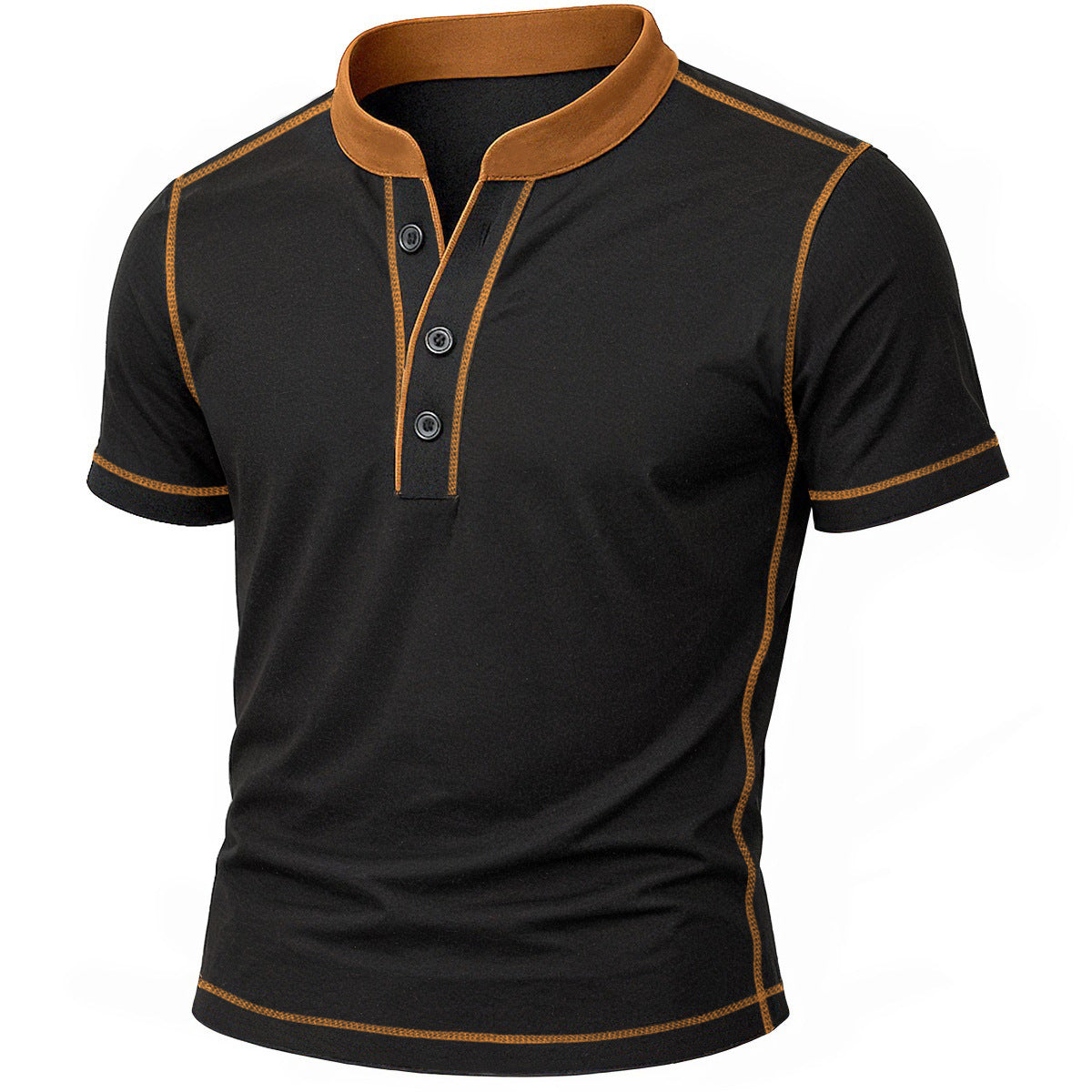 | CHEMISE HENLEY AVEC BORD EMBER
