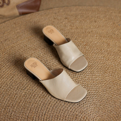 Julia | Mules Abiertas con Talón