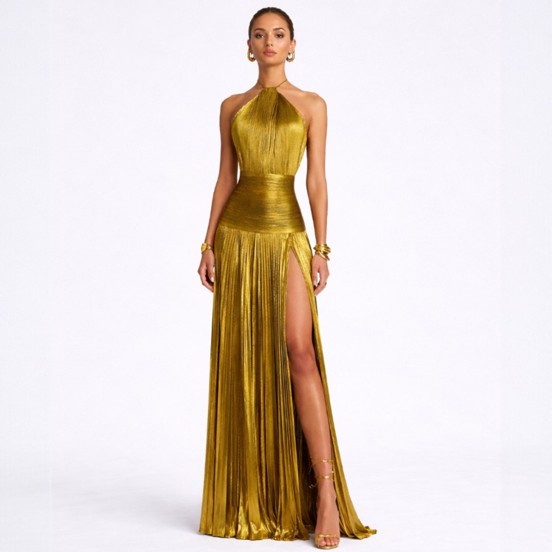 | Robe Maxi Éclat Doré