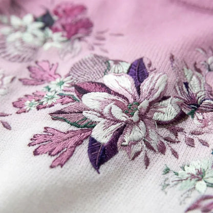 Alba – Jersey Mujer Floral con Cuello