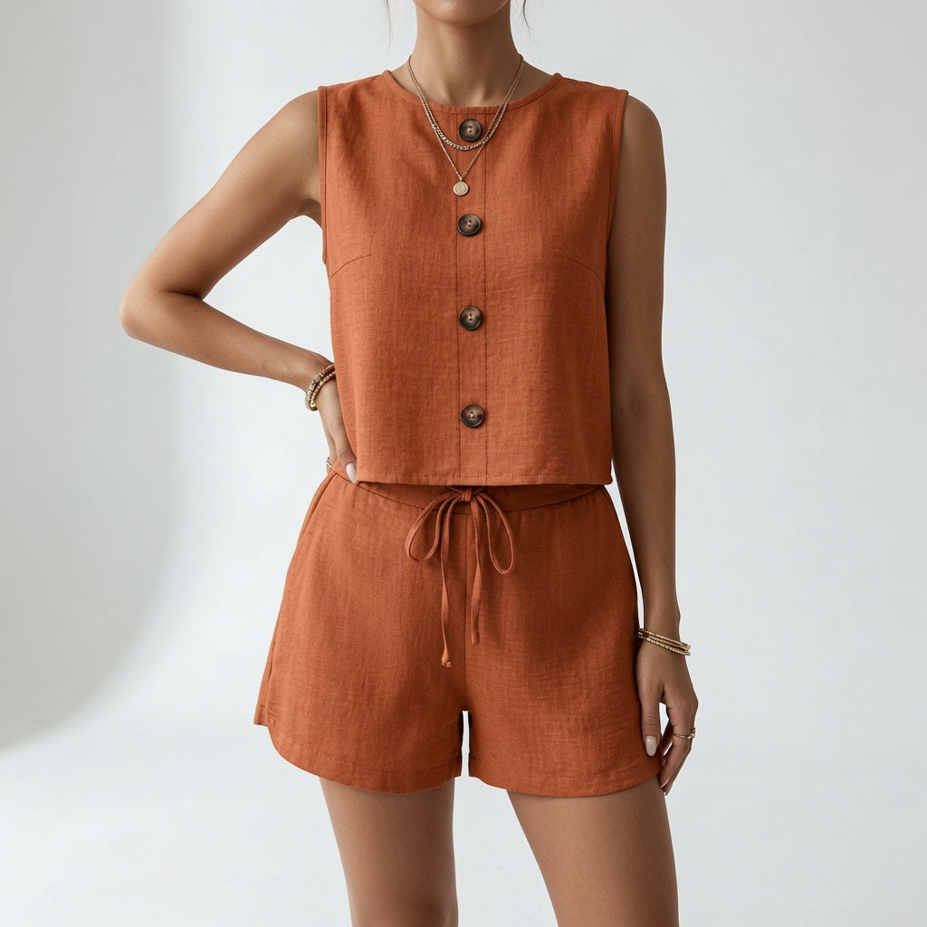 Aurélinea™ — Conjunto Estival Fluido Elegancia Natural
