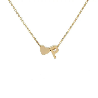Collar de Inicial con Corazón