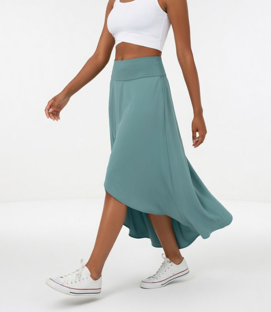 Lyséna™ | Falda Asimétrica Fluida y Elegante