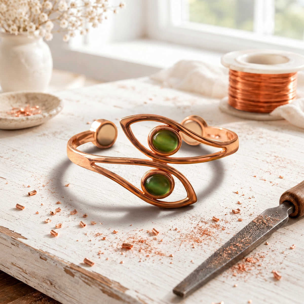 Brazalete Frond de Cobre