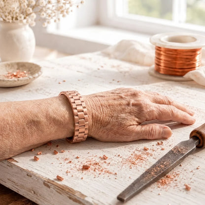 Brazalete Ashlar de Cobre para Hombre