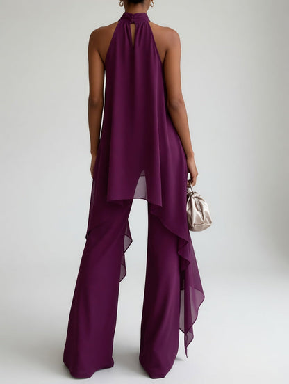 Thaïs™ | Conjunto Halter Fluido de Sofisticación Atrevida