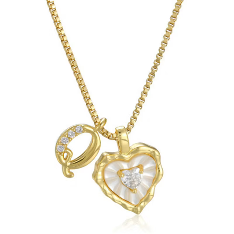 Collar Zorélisse™ de Corazón con Inicial – Personalizado y Elegante