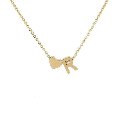Collar de Inicial con Corazón