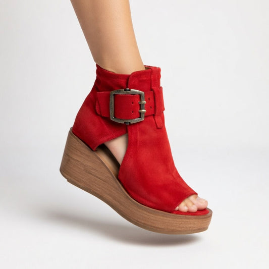 Orélisse™ | Botines Compensados Abiertos Estilo Moderno