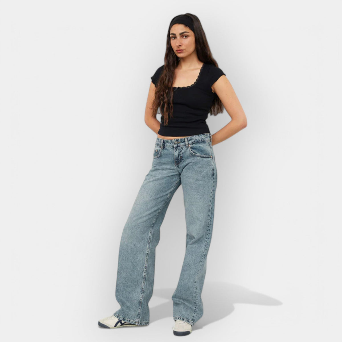 Romana - Jeans de tiro bajo